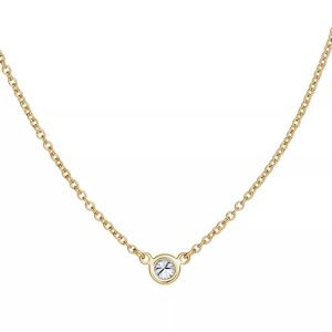 Tiffany & Co. Peretti Yard Necklace 18k Yellow Gold w/Diamond